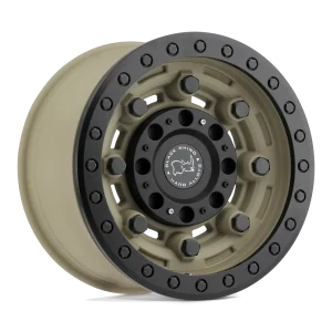Black Rhino – GARRISON BEADLOCK – Desert Sand – 17″x8.5″ 0mm – All weather Wheels – 1785GAR006140D12